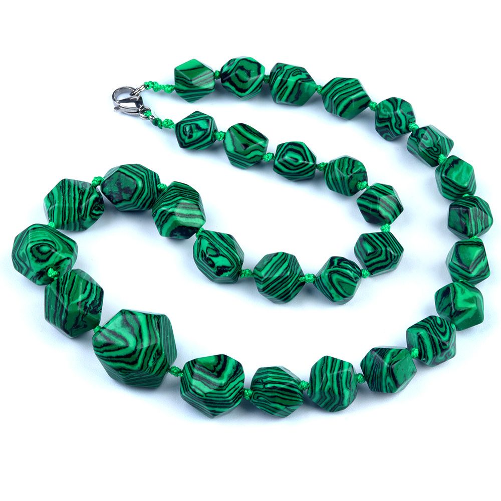 1906-Colar irregular de jade de ágata de cristal natural, pedra bruta polida e polida com colar de forma atada
