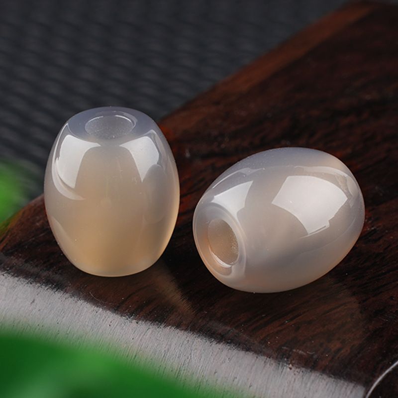 Contas de buraco grande cristal ágata jade balde contas Grande buraco solto contas 16 × 18mm abertura 5mm acessórios de jóias