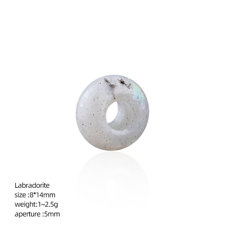 8 * 14Mm grande buraco natural cristal ábaco contas DIY colar colar de roupas de ágata contas soltas contas divisória acessórios de jóias