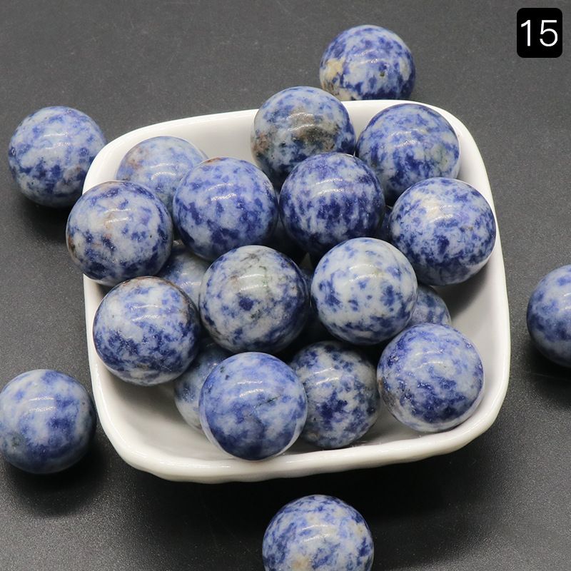 1097Bola não porosa não porosa Bola redonda de 20mm ágata de ametista natural DIY pedra não porosa contas redondas