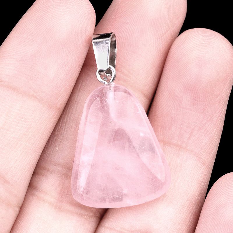 1457-20Mm Pingente Trapezoidal, Cristal Natural Pingente Geométrico Pingente de Pedra Semi-Preciosa Brincos Colar Acessórios
