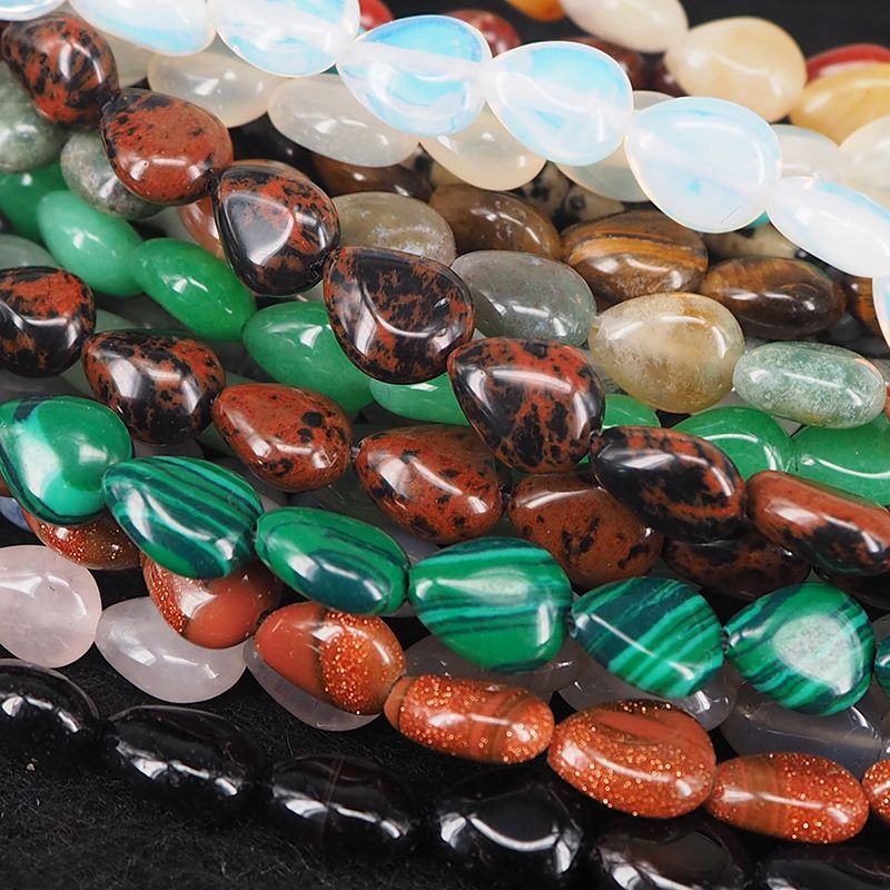 187-Ágata de cristal de jade pedra semipreciosa gota de água contas soltas DIY acessórios de jóias com contas feitas à mão