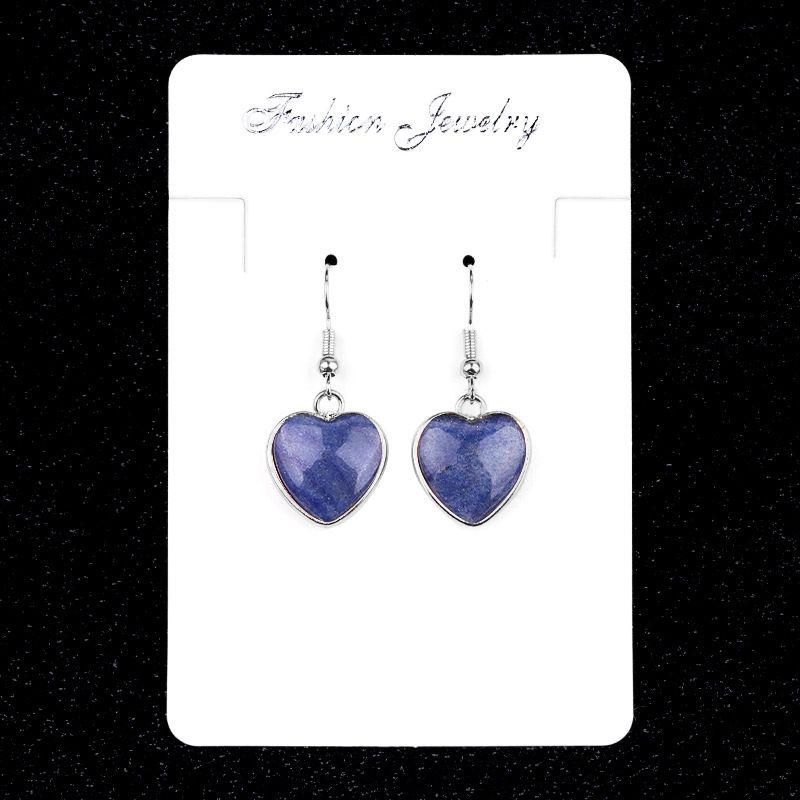 2091-Amethyst agate stone love brincos brincos de pedra preciosa luz luxo