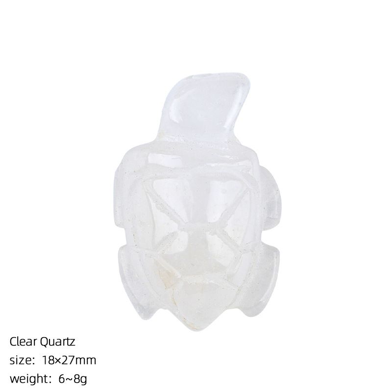 1 polegada ornamento de tartaruga de cristal natural criativo DIY micro paisagem enfeite de mesa ágata jade pequena tartaruga