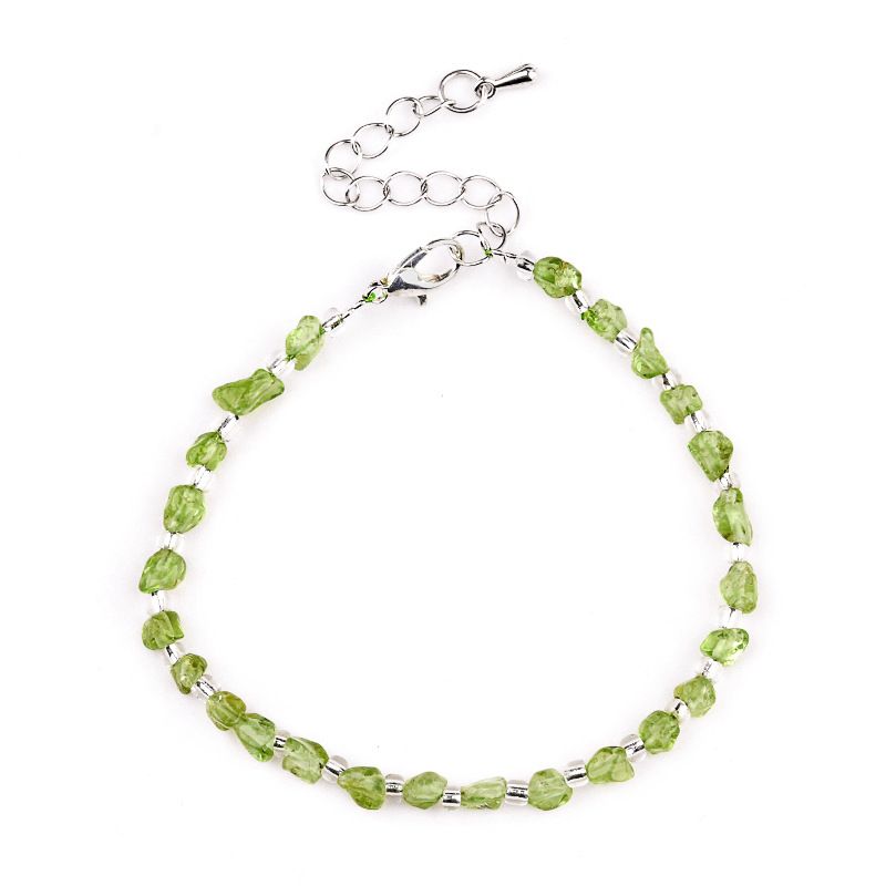 2077-Pulseira de ametista cristal azul turmalina cabelo cristal pulseira de pedra irregular mercadoria cênica