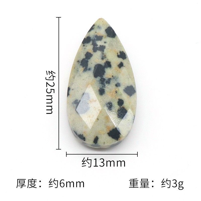 1423-Cristal de pó natural ametista gota de água cortada contas soltas colar DIY brincos pingente acessórios pingente de jóias