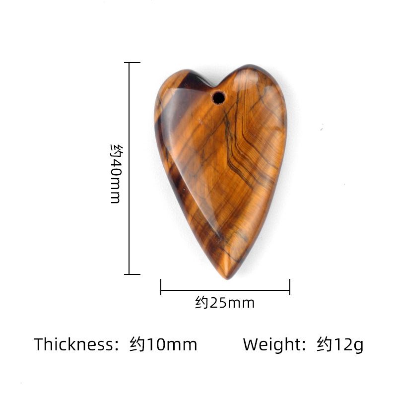 25 * 40 longo amor casal DIY material artesanal cristal ágata pêssego colar acessórios com buracos