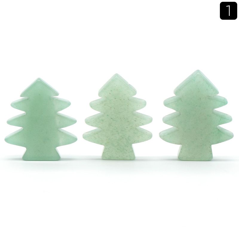 1481-Pedra de cristal natural mini árvore de Natal DIY pinheiro pequena árvore de Natal decoração de Natal pequeno presente