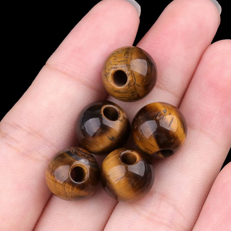 2197-Grânulos de buraco grande Ágata de cristal contas soltas 12mm buraco 3mm grande buraco DIY roupas pedra natural contas soltas acessórios