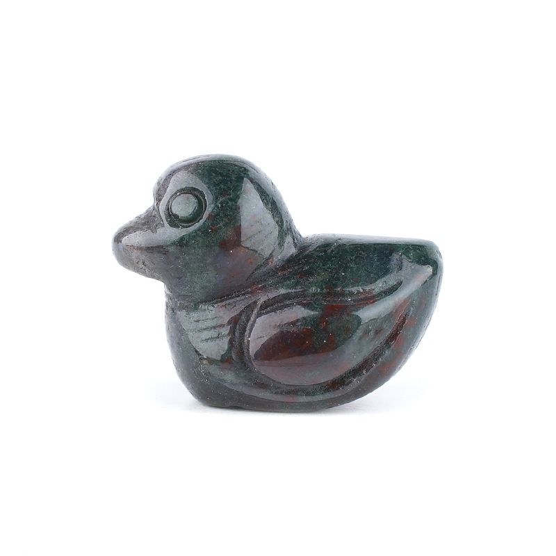 Vendas diretas de fábrica ornamento de pato de cristal natural criativo esculpido à mão 1in animal ágata pato ornamento doméstico