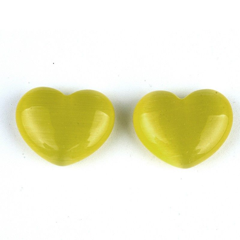 1258-Opala coração grande 30mm enfeite de pedra solto em forma de coração colorido pêssego alça de mão de doce DIY cor de jóias