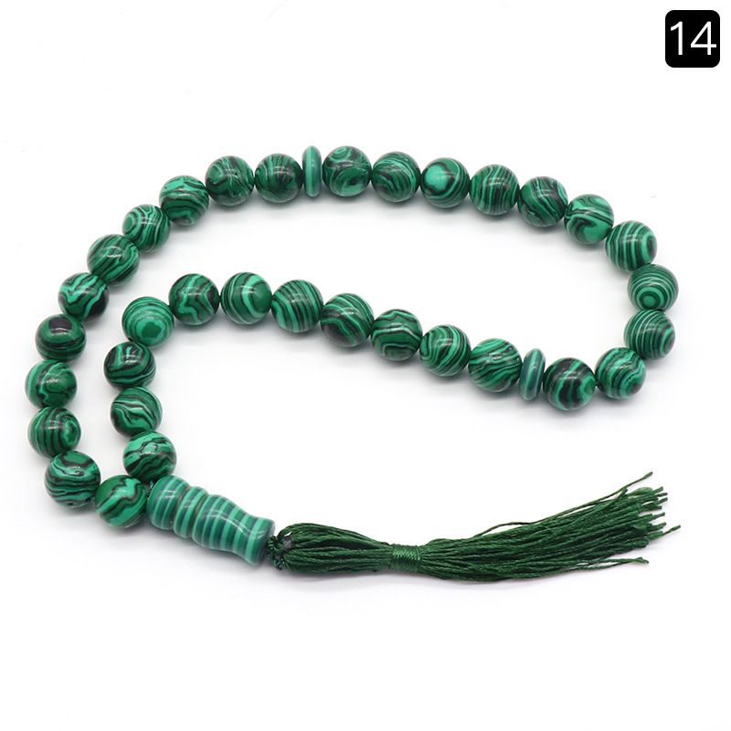 1204-Pulseira de ágata de cristal 33 rosário, jóias de mão, pendurado para carro, pingente de acessórios Wenwan