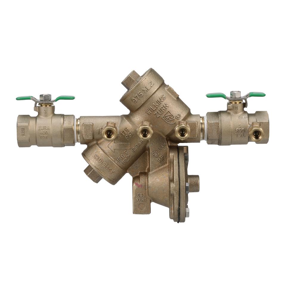 1 in. Brass Reduced Pressure Backflow Preventer