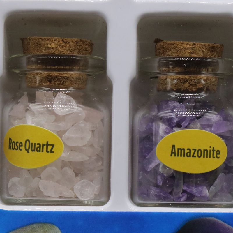 Pedras De Cristal Espécimes De Minério Cristais Minerais Materiais De Ensino Garrafas Garrafas À Deriva 10 Garrafas Caixas De Cascalho