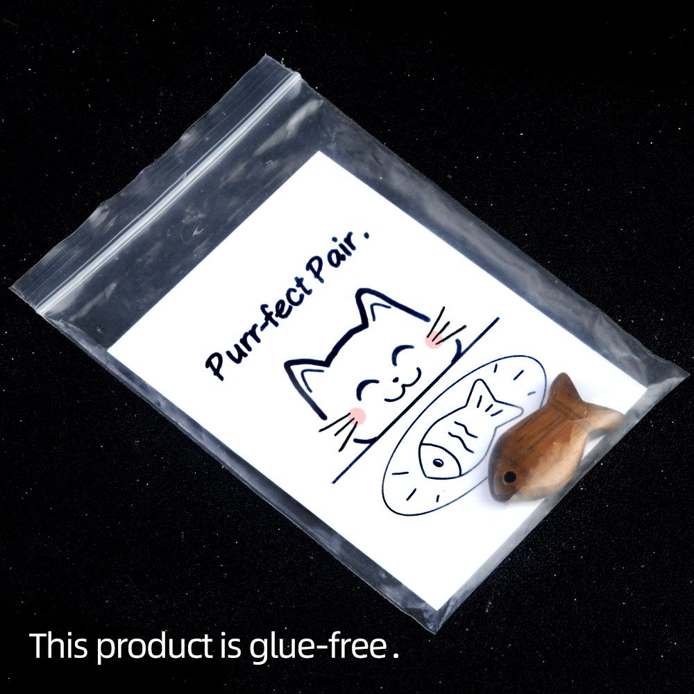 1816-Purr-fect Par Série de Cartões de Cura para Gatos e Peixes Pedra de Ágata de Cristal Natural, Creative Fun