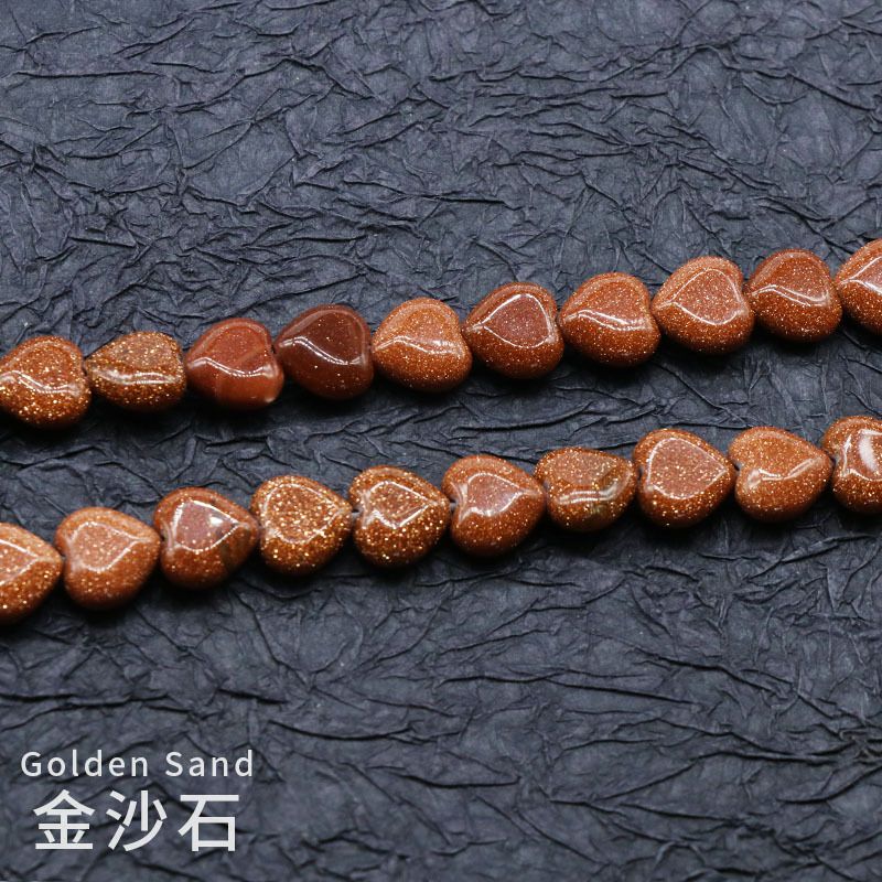 10Mm contas de amor, contas soltas de pedra semi-preciosa de ágata de cristal pulseira DIY colar brincos acessórios de jóias material