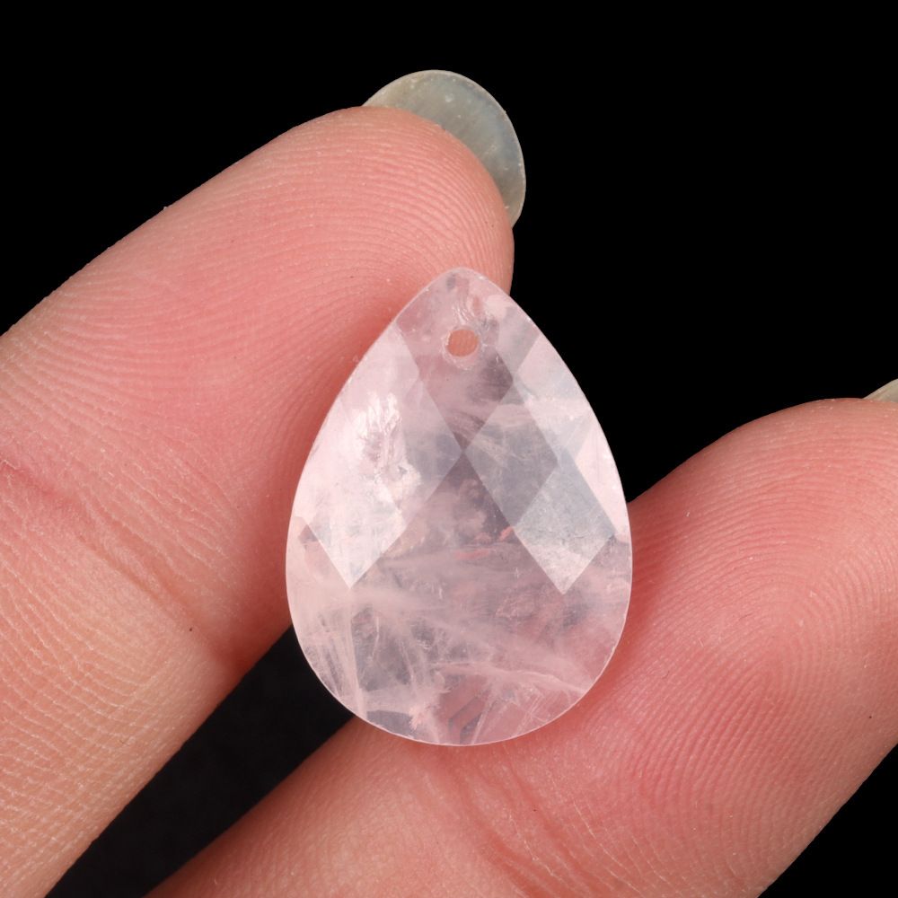 1799-Pedra de ágata de cristal natural 13x18mm pingente de gota de água plana cortada DIY colar brincos acessórios de jóias