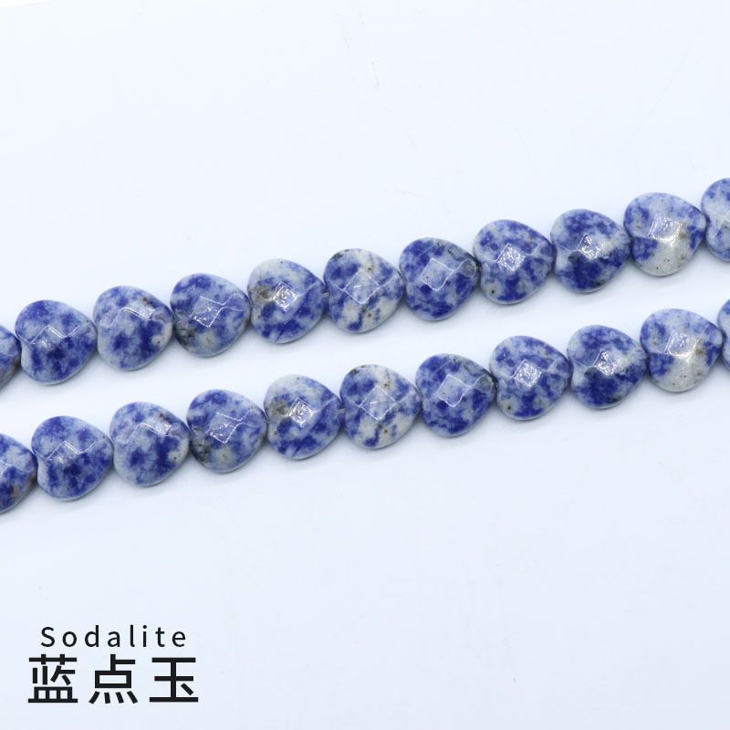 Contas de amor de corte 15Mm, pedras semipreciosas de ágata de cristal contas soltas pulseira DIY colar brincos acessórios de jóias