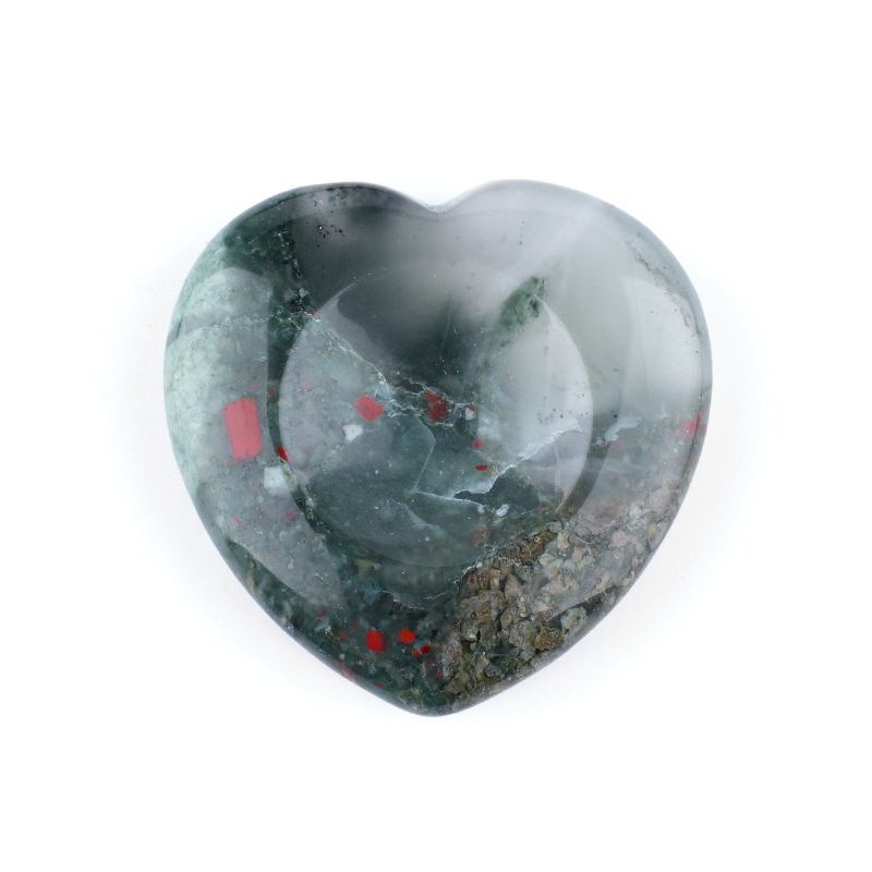 40Mm de cristal natural polegar de pedra de palma Ágata de jade transfronteiriça europeia e americana escultura sulco em forma de coração amor polegar de pedra