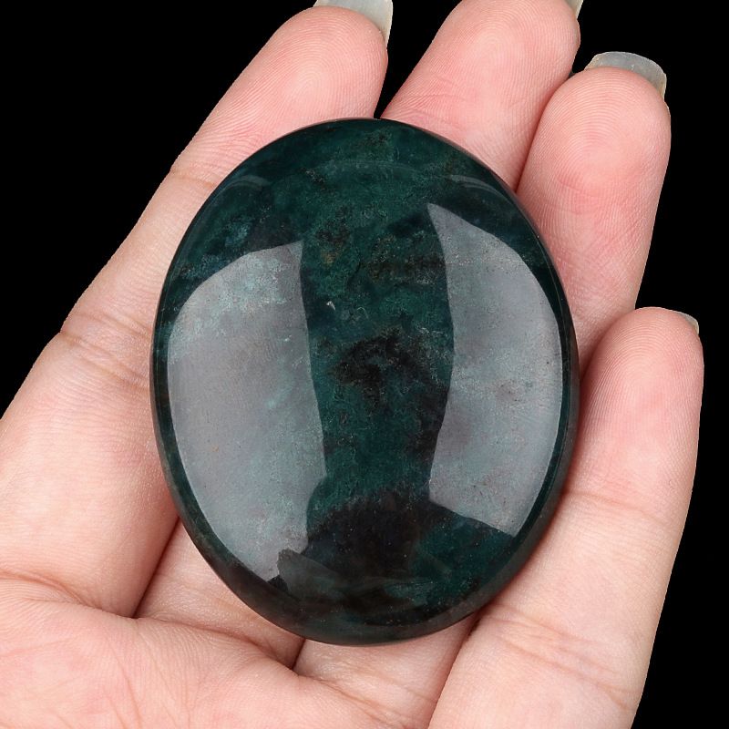 2310-Pedra de sabão de pedra de cristal natural para brincar com 38x48mm pedra de compressão quente oval SPA óleo essencial de massagem pedra