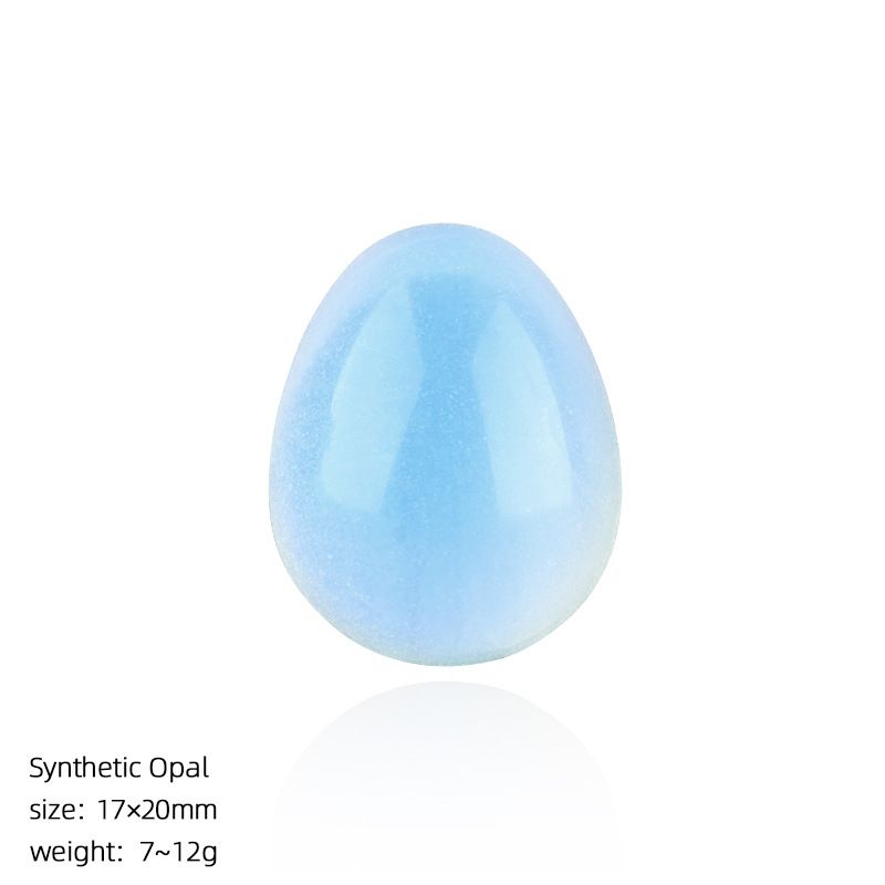 1431 Ovo de pedra de pedra crua em forma de pássaro de cristal natural de 20mm de cristal natural pequeno com ágata da Páscoa esculpida em forma de ovo