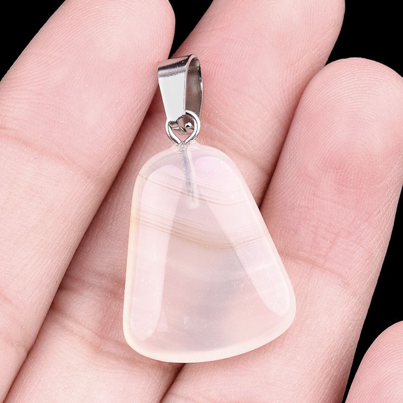 1457-20Mm Pingente Trapezoidal, Cristal Natural Pingente Geométrico Pingente de Pedra Semi-Preciosa Brincos Colar Acessórios