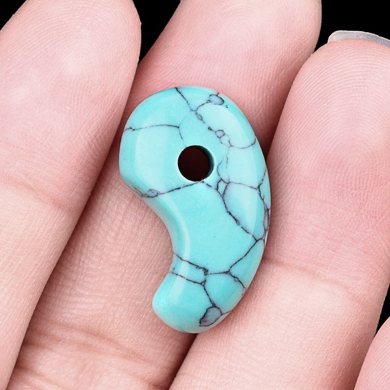 175-Cristal ágata yin e yang gancho jade pingente grande tengu Inuyasha animação pulseira periférica colar acessórios