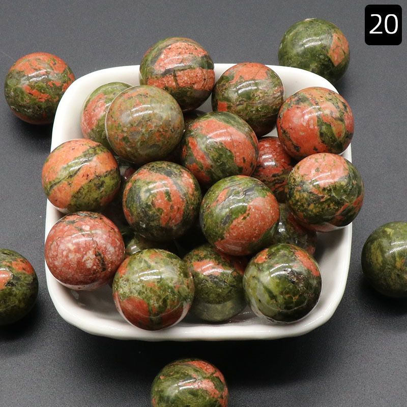 1097Bola não porosa não porosa Bola redonda de 20mm ágata de ametista natural DIY pedra não porosa contas redondas