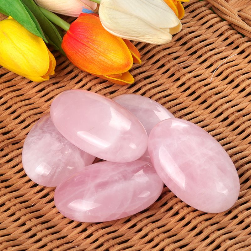1727-Alça de cristal rosa, pedra de jogo em forma de sabão de cristal de pó natural, cristal de ajuda à meditação de ioga
