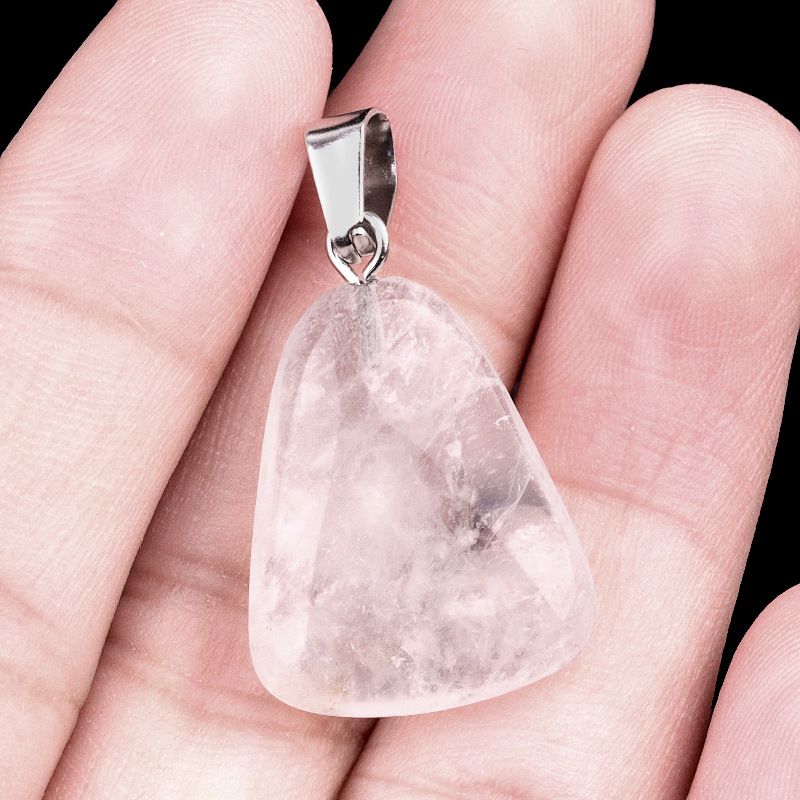 1457-20Mm Pingente Trapezoidal, Cristal Natural Pingente Geométrico Pingente de Pedra Semi-Preciosa Brincos Colar Acessórios