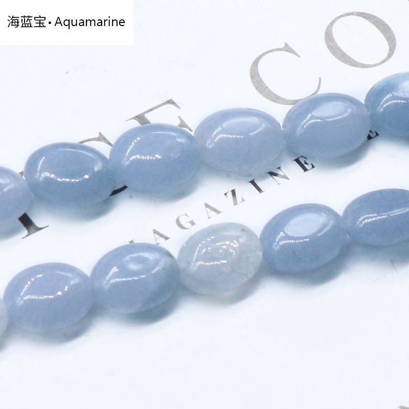Cristal ágata pedra semi-preciosa 8x10mm irregular oval frisado DIY colar brincos acessórios de jóias