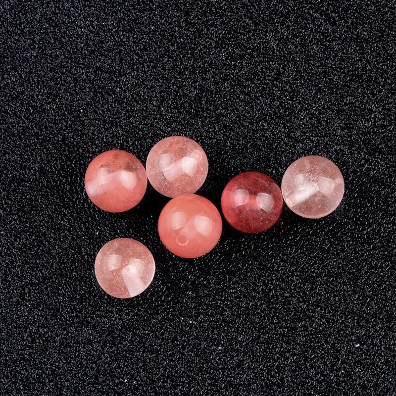 1601-10Mm contas de meio buraco, cristal natural ágata meio buraco contas redondas contas soltas brincos DIY inlay acessórios