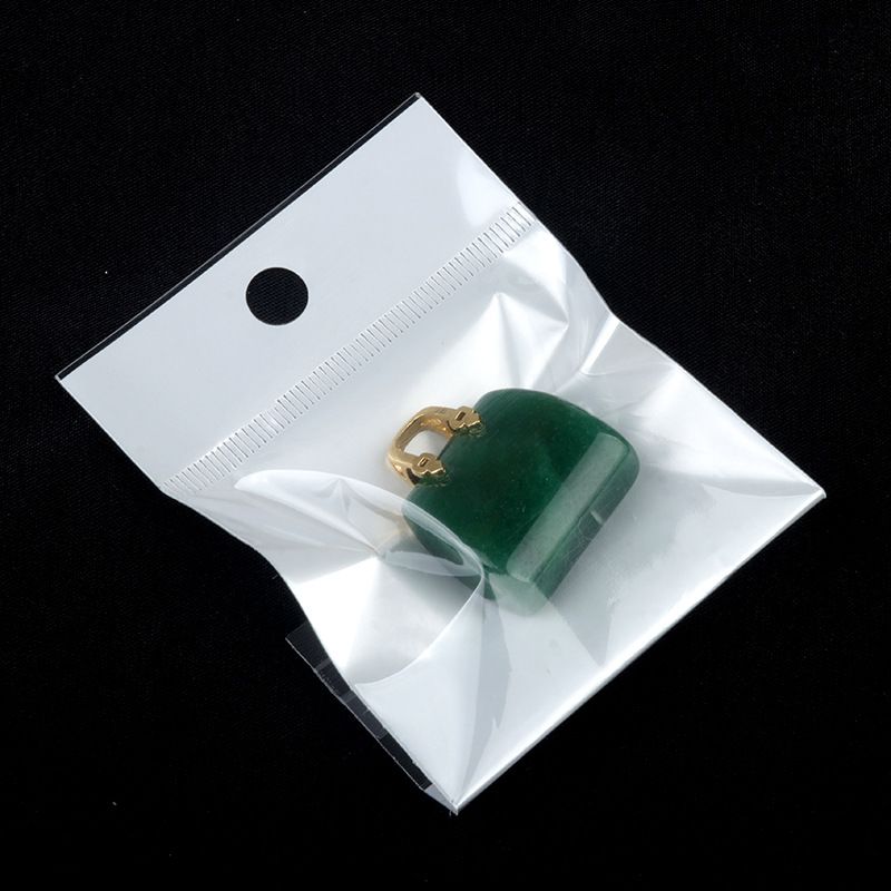 1710-Mini bolsa de pedra de cristal natural, pingente de ametista ins decoração de cristal em pó de vento criatividade