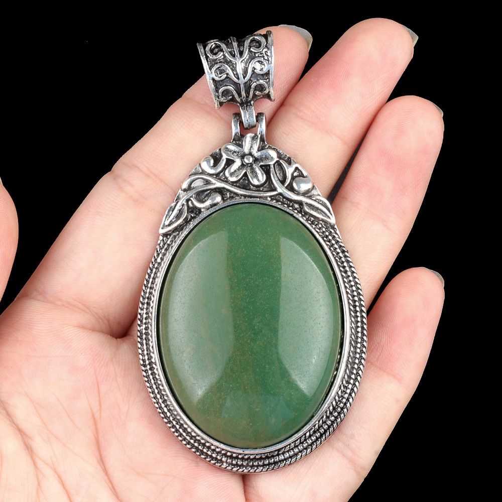 Conjunto de pedras preciosas ágata cristal liga de pedra semipreciosa incrustada pingente de pedra preciosa