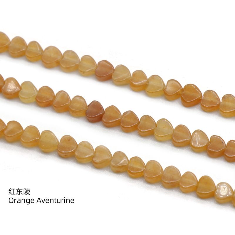 Dongling jade 4mm pequeno amor contas soltas ágata indiana coração de pêssego DIY artesanal frisado acessórios de material de jóias