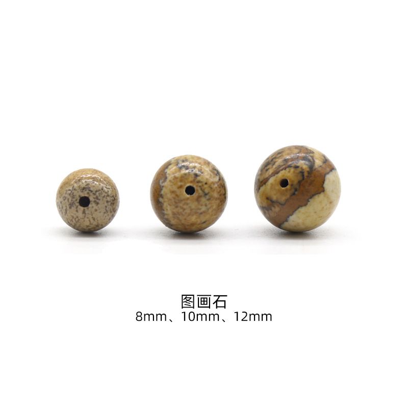 507  8-12Mm contas de meio buraco, cristal de ágata meia gema meio buraco contas redondas acessórios DIY Dragon Boat Festival contas DIY