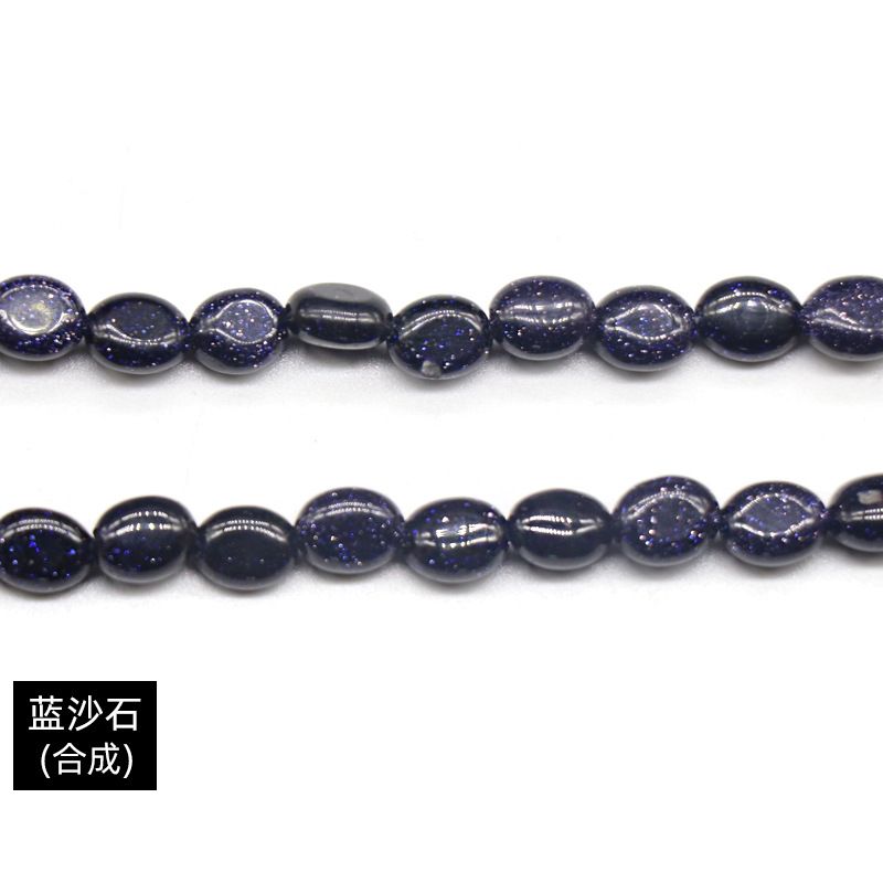 Cristal ágata pedra semi-preciosa em forma de ovo 6 * 8mm oval solto cordão DIY pulseira colar jóias