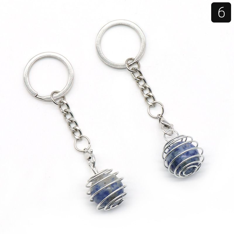 1491-Chave pingente de cristal bola lanterna chaveiro ametista bola removível saco pingente