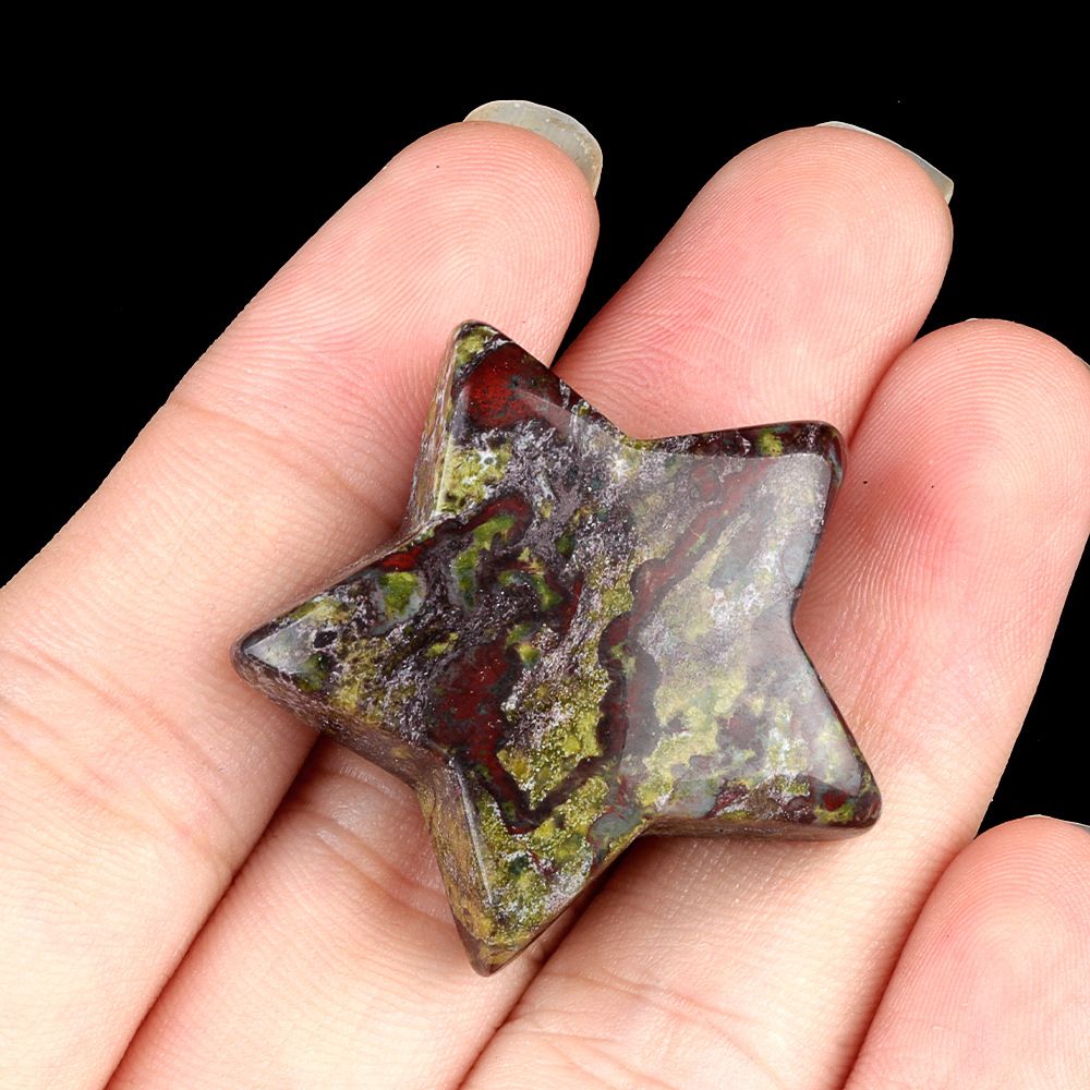 1433-30Mm pentagrama de cristal natural ágata estrela de pedra lua DIY estrela não porosa acessórios material