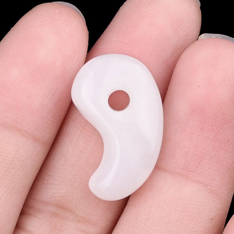 175-Cristal ágata yin e yang gancho jade pingente grande tengu Inuyasha animação pulseira periférica colar acessórios