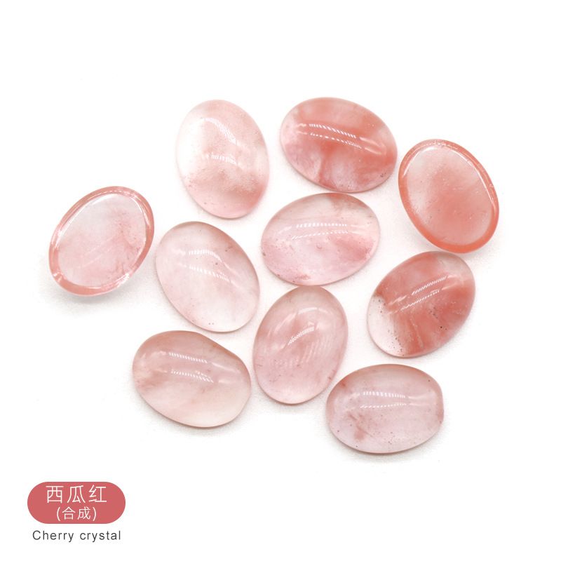 12 * 16Mm de cristal de ágata de superfície de anel de ágata semi-preciosa pedra preciosa remendo oval meia face grampo de cabelo DIY acessórios de jóias