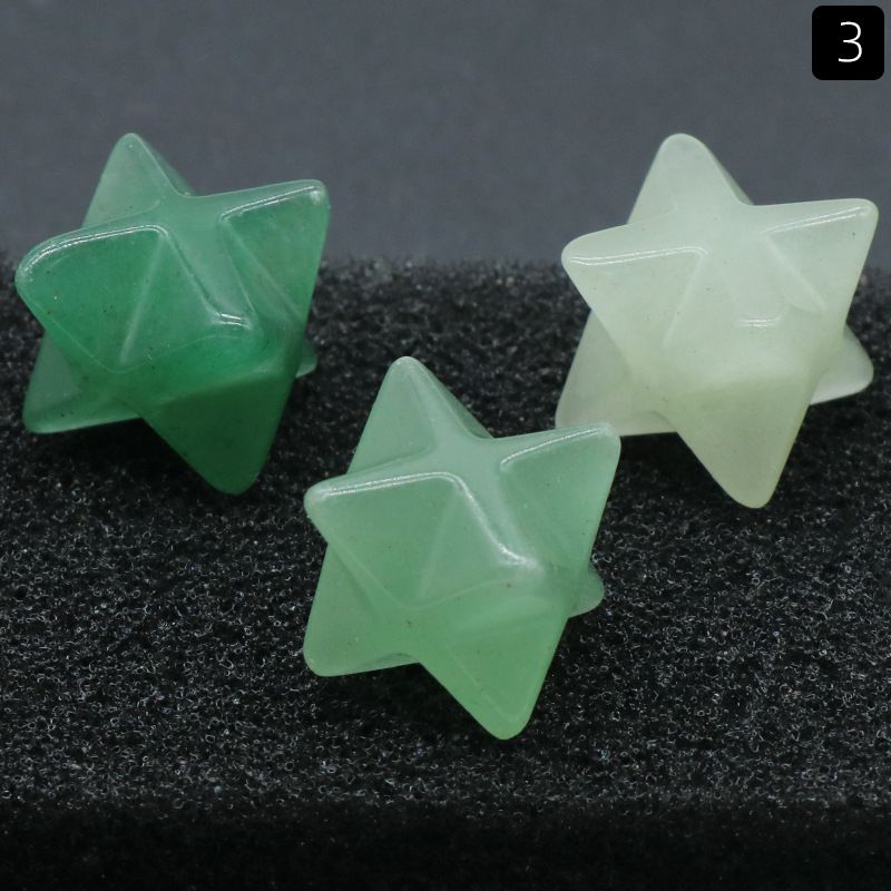 1444-Merkaba estrela de Kaba não porosa, pedra de ágata de cristal natural Merkaba grande hexagrama de satélite