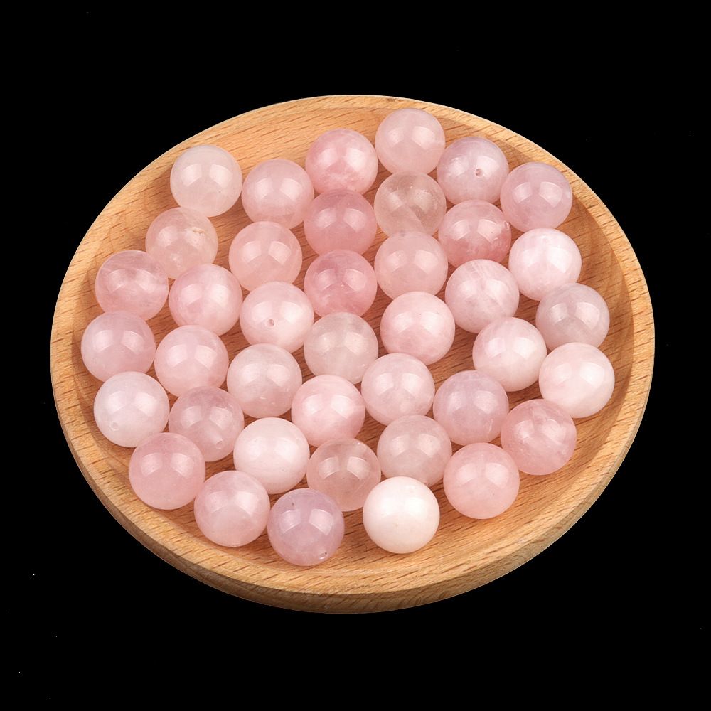 Contas de meio buraco de 1929-12Mm, contas redondas de meio buraco de ágata de cristal contas soltas Brincos de viga DIY acessórios de incrustação Contas de Buda