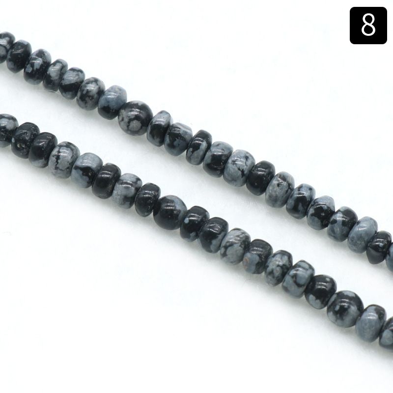 1113-Pedra semipreciosa de ágata de cristal natural 2X4mm ábaco frisado DIY pulseira colar brincos material de jóias