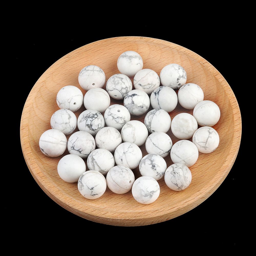 Contas de meio buraco de 1929-12Mm, contas redondas de meio buraco de ágata de cristal contas soltas Brincos de viga DIY acessórios de incrustação Contas de Buda