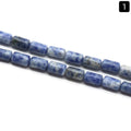 1330-Cristal ágata jade 6 * 10mm cilíndrico solto talão espaçador de tubo redondo talão de balde acessórios DIY vários materiais