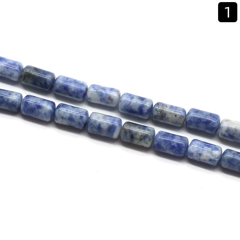 1330-Cristal ágata jade 6 * 10mm cilíndrico solto talão espaçador de tubo redondo talão de balde acessórios DIY vários materiais