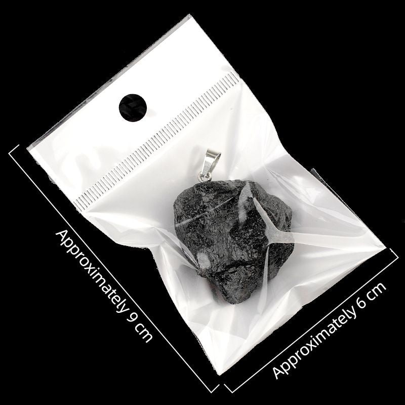 499-Pingente de pedra áspera de cristal natural ametista rosa amarelo branco colar de pedra áspera pingente de joias