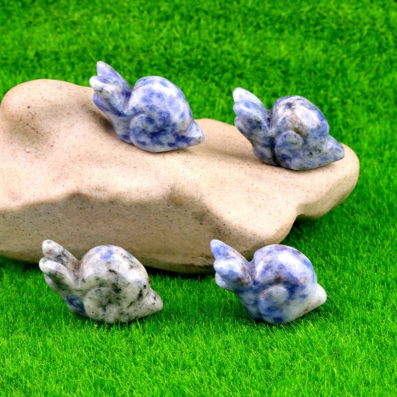 1686-1Em caracol, mini paisagismo de pedra de ágata de cristal gravado pequeno animal ornamento de caracol de pedra semipreciosa