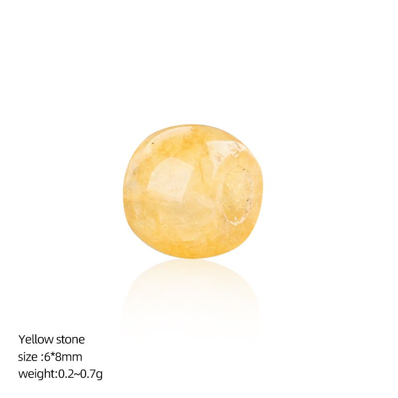 8Mm buraco 3 grande buraco de cristal natural contas soltas DIY pulseira colar jóias ágata contas de roda tigre olho balde contas acessórios
